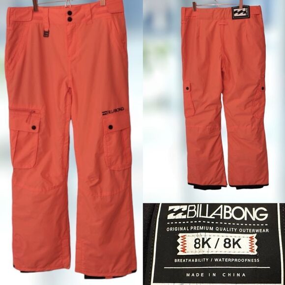 BILLABONG Snowboarding Insulated Winter Snow Pants Size M - Picture 1 of 16